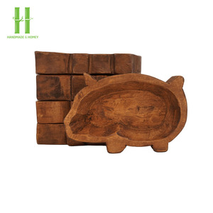 Bol à pâte en bois de luxe pour la décoration de la maison, cadeaux faits à la main pour Pâques et Noël, fabrication OEM au Vietnam - Product Image 4