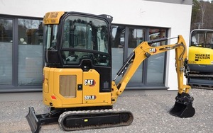 Mini-excavatrice sur chenilles 301.8 avec moteur Yanmar, soupape Kawasaki, boîte de vitesses, 22 tonnes, jaune, équipement de construction - Product Image 5