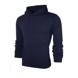 Haute qualité Logo personnalisé broderie hommes pull à capuche sweats durable tricoté blanc en gros grande taille Options - Product Image 3