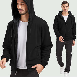 Sudadera con capucha con cremallera para hombre OEM Ajuste personalizado Material suave Cierre de cremallera completo Impresión de logotipo con ropa de calle de etiqueta privada - Product Image 5