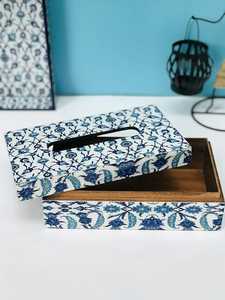 กล่องกระดาษทิชชู MDF-ดีไซน์หรูหราและทนทานสำหรับใช้ในบ้านและสำนักงาน - Product Image 2