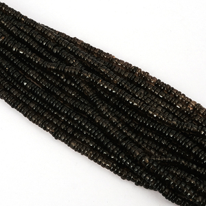 Nuevas llegadas Cuentas de cuarzo rosa Joyas de piedras preciosas Perforadas Forma de rueda de neumático liso Cuentas de piedra natural Pulseras Fabricación de joyas - Product Image 4