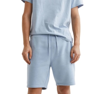 Custom 100% Cotton Canvas <b>Elastic</b> Waist <b>Men</b> Gym <b>Shorts</b> Wholesale Jersey Casual Outdoor Sports Sweat <b>Shorts</b> Solid - Product Image 1