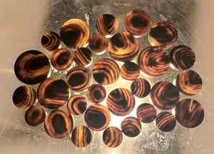 Corne Corno Bottonificio (Bouton vierge de couleur corne de buffle) Couleur n ° 2/3 - Product Image 3