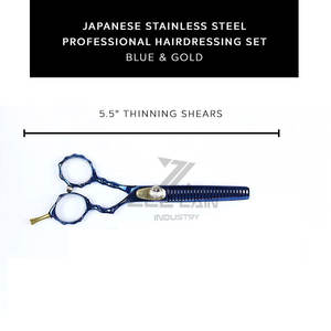 Venta al por mayor profesional peluquero 4Cr13 Acero inoxidable diestro tijeras de adelgazamiento con 28 dientes tijeras de pelo de alta calidad - Product Image 5