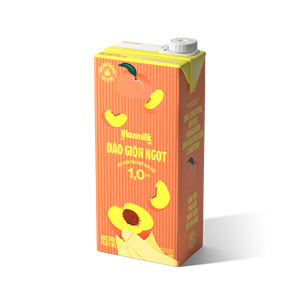 Vinamilk 2024-Néctar de jugo de melocotón-1L x 12 Cajas por Caja - Product Image 4