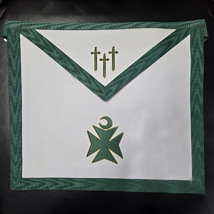 A.M.D. Delantal de grado de Caballero de Constantinopla Delantales de diseño masónico bordados a mano - Product Image 2