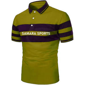 Venta al por mayor nuevo estilo de moda por encargo de los hombres Polos 100% algodón bordado Logo hombres Polo camiseta - Product Image 1