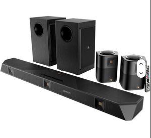 Sistema de sonido envolvente doméstico Dolby Atmos de alta calidad con 11.4.6 canales y subwoofers duales opuestos de 8 pulgadas. - Product Image 1