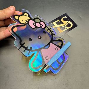 Nueva llegada personalizable Dodgers Hello Kitty pestañas azulejos Sostenible forma de mariposa herramienta de belleza con logotipo personalizado - Product Image 6