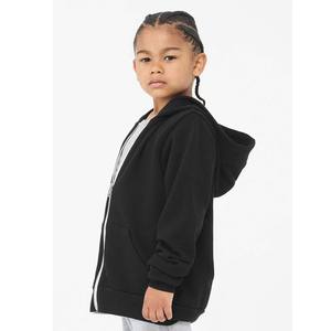 Bella + Canvas Youth Sponge Fleece Full-Zip Hoodie - Heather Athletic Wholesale - Product Image 5