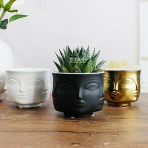 Clásico de conjunto de 3 macetas y jardineras para casa jardín macetas forma redonda Multi color elegante jardín Macetas - Product Image 1