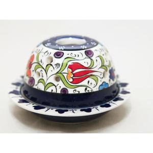 Bougeoir en céramique Design élégant de lanterne et de pot pour la décoration intérieure - Product Image 1