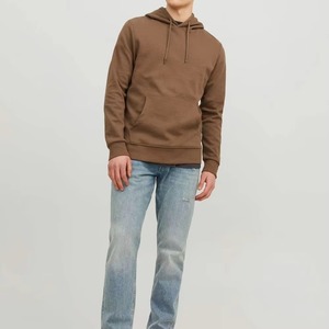 Pull à capuche simple avec toucher doux et coupe ample pour hommes et femmes - Product Image 1