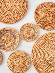 Hot Sale Wholesale Rattan <b>Plate</b>, Rattan Cotton for Decoration in bulk ready to Export- Durable Rattan <b>Plates</b> Accessories - Product Image 3