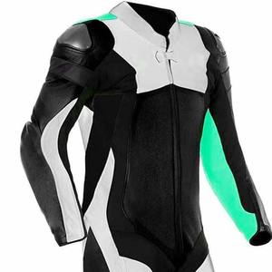 Traje de Motociclismo de Manga Larga con Estampado Digital Personalizado en Cuero Genuino OEM, Servicio de Marca Privada, MOQ Bajo, Duradero y de Secado Rápido - Product Image 2