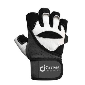 Gants d'entraînement demi-doigts pour hommes en néoprène respirant avec logo personnalisé pour le fitness, l'haltérophilie et le sport vente en gros - Product Image 3