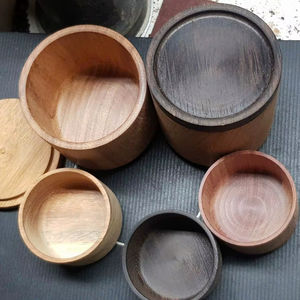 Taza de madera asequible Taza de té de café de madera maciza de alta calidad Vietnam - Product Image 1