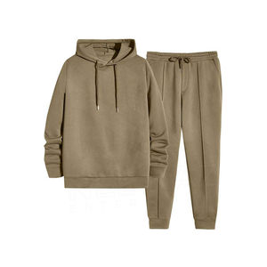 2025 chándales de entrenamiento de fútbol de lana de diseño personalizado al por mayor nuevos trajes deportivos de invierno de fútbol liso para hombres - Product Image 1