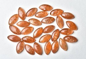 หินอัญมณีทรงหลวมลายพระอาทิตย์ขัดด้วยมือจำนวนมากสำหรับทำเครื่องประดับอัญมณีทรงหลังเบี้ยไฟทำด้วยมือขายส่งจำนวนมาก - Product Image 3