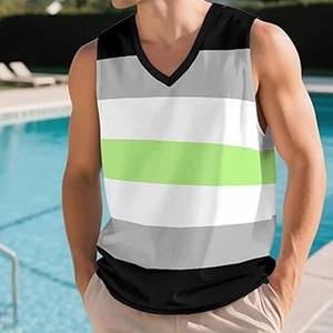 Ropa de entrenamiento Camiseta sin mangas hecha a medida para hombres Ropa de gimnasio Hombres Camiseta sin mangas Transpirable Hombres Camiseta sin mangas hecha por Dress Sports - Product Image 3