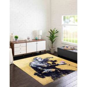 Tapis Fleuri Cameraman de Banksy : Tapis Antidérapant Street Art, Tapis en Chenille - Product Image 2