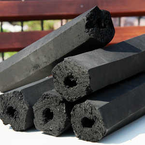 Charbon de bois noir en briquettes, bois dur, avec un taux d'ash de moins de 1,0 %, valeur calorifique supérieure à 9000 Kcal/kg, pour barbecue, grillades, camping, cuisine - Product Image 4