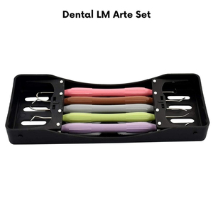 Juego de instrumentos compuestos de limpieza y llenado dental posterior anterior 6 piezas estilo LM con casete de instrumentos CE - Product Image 4