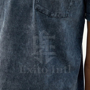 เสื้อยืดผู้ชายคุณภาพสูง 220 กรัม แห้งเร็ว ระบายอากาศได้ดี ผ้าฝ้าย สวมใส่สบาย สีพื้น ลายพิมพ์ออกกำลังกาย แขนสั้น พิมพ์ลายเรียบ - Product Image 6