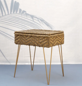 Bán Buôn Đa-Chức Năng Tre Lưu Trữ Hộp Lưu Trữ Container Với Bản Lề Nắp Wicker Dệt Bask Hình Chữ Nhật Thủ Công Mỹ Nghệ Tự Nhiên Nhà - Product Image 5