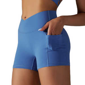 Women Compression Shorts High Waist Workout Yoga Compression Shorts Ladies 100% Polyester Tight Yoga Shorts Women's - Product Image 1