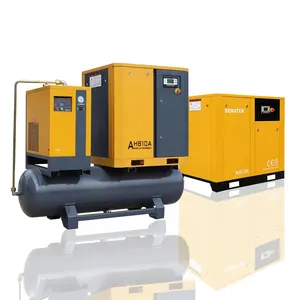 7.5 KW Permanent Magnet Compressor Inovance Save Energy Screw Type Industrial Electric Air Compressor