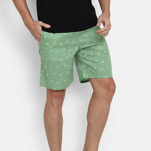 Pantalones cortos informales para hombre más vendidos patrón sólido 100% algodón elástico cintura media secado rápido transpirable diseño de logotipo personalizable - Product Image 4