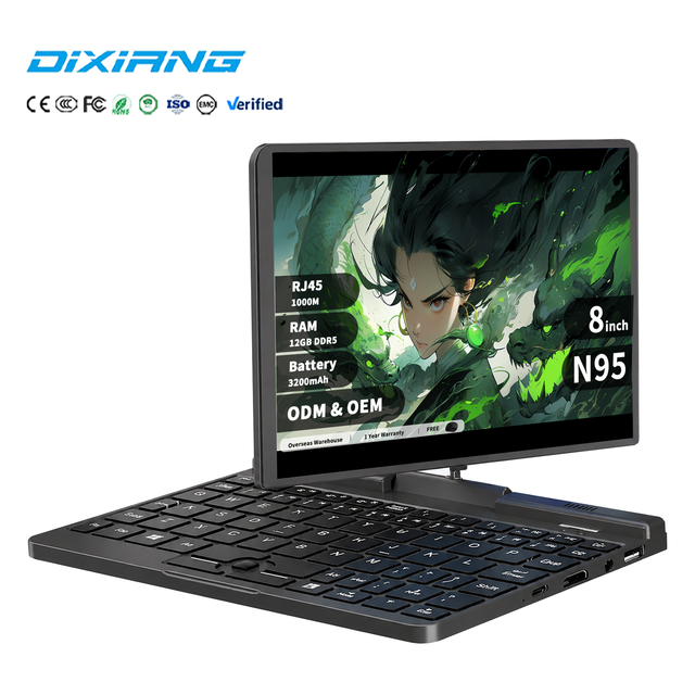 Wholesale Mini 8-Inch 2-in-1 Touch Screen Laptop 12GB DDR5 RAM 512GB SSD Intel N95 Windows11 in Stock Business Computer Business