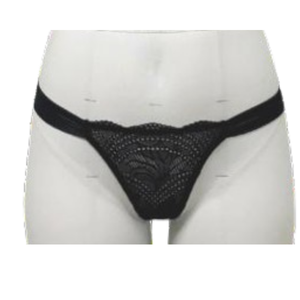 บราเล็ตทรงสามเหลี่ยมแบบสายรัด ผ้าไนลอนผสมอีลาสเทน สำหรับผู้หญิง พร้อมตัวปรับสายแบบหัวเข็มขัด กางเกงชั้นในทรงบราซิลเลียน แห้งเร็ว เอวกลาง - Product Image 2