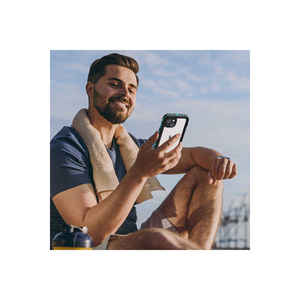 Funda de Silicona Suave con Diseño de Mármol, Impermeable y Resistente a Golpes para iPhone 14 Plus - Negra por SAFA 1-1 - Product Image 4