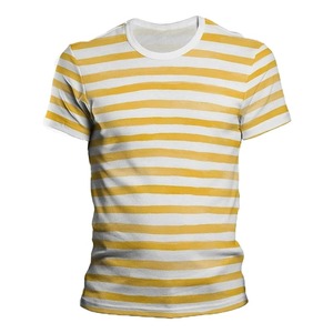 T-shirt d'été en coton lavé avec logo imprimé numériquement, vintage et personnalisé, de couleur unie, épais et surdimensionné pour hommes - Product Image 1