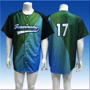 Custom Sublimation Breathable Baseball Uniforms Unisex V-neck Polyester Jerseys with Custom Logo for Adults - Product Image 4