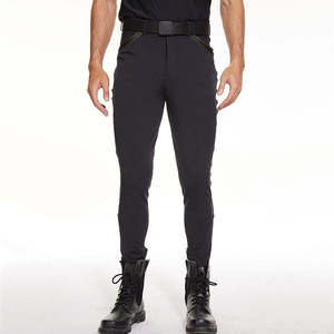 Pantalones de Equitación para Hombre, Elegantes y Transpirables, con Agarre de Silicona en las Rodillas, para Entrenamiento en Establos y Competición - Product Image 3