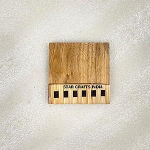 Nouvelle Collection carré bois rotin napperons sous-verre pour la maison cuisine Table décoration artisanat rotin chargeur plaques sous-verres - Product Image 5