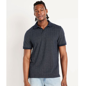 Venta al por mayor Sport Wear Custom manga corta Color negro Hombres Polo Camisa transpirable - Product Image 2