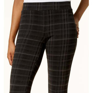 Pantaloni a sigaretta stampati da donna Stye & Co, taglia XS, traspiranti e decorati con motivo a uova colorate - Product Image 6