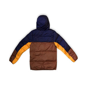 Chaqueta de Windrunner de relleno de plumón para hombre, resistente al agua, venta al por mayor, abrigo de invierno de Color sólido para exteriores, chaquetas gruesas cálidas, abrigo Bomber OEM - Product Image 4