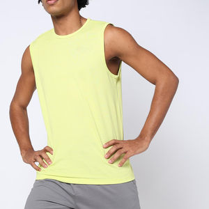 Débardeur de sport pour homme, logo personnalisé, respirant, séchage rapide, sans manches, entraînement, fitness, chemise musculaire, fabricant en gros - Product Image 2