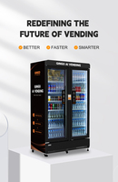 Máquina Expendedora para Exteriores Qingo con Verificación de Edad, Pago con Tarjeta de Crédito, Código QR, Pantalla Táctil, Capacidad de 428L, Compatible con ADA, SDK UVend Light