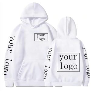 OEM/ODM Custom 100% Cotton 450gsm Thermal Fleece Hoodie Discharge Printing for Winter Season Manufactured 380-500 Gsm <b>Range</b> - Product Image 2