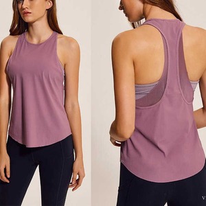 Slim Fit Dames Athlétique Débardeur Respirant Polyester Élasthanne Singlet Casual Jersey Tissu - Product Image 6