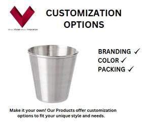 Verre à liqueur en acier inoxydable, le coup parfait commence par le verre parfait, Steel Sip Shot, SS Pure Shot, Sip Steel, 30 ML - Product Image 3