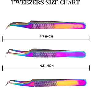 Pince à épiler compacte en forme de cils applicateur de cils pince à cils avec pointe en fibre Nano Grip pour l'arrimage - Product Image 4