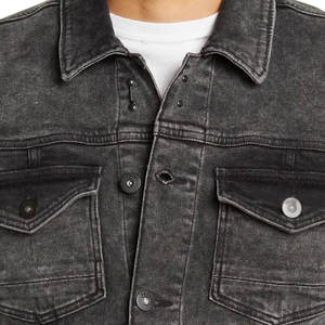 Services OEM Conception personnalisée de haute qualité Veste d'hiver en jean pour hommes Nouveau design Veste en jean pour hommes - Product Image 5